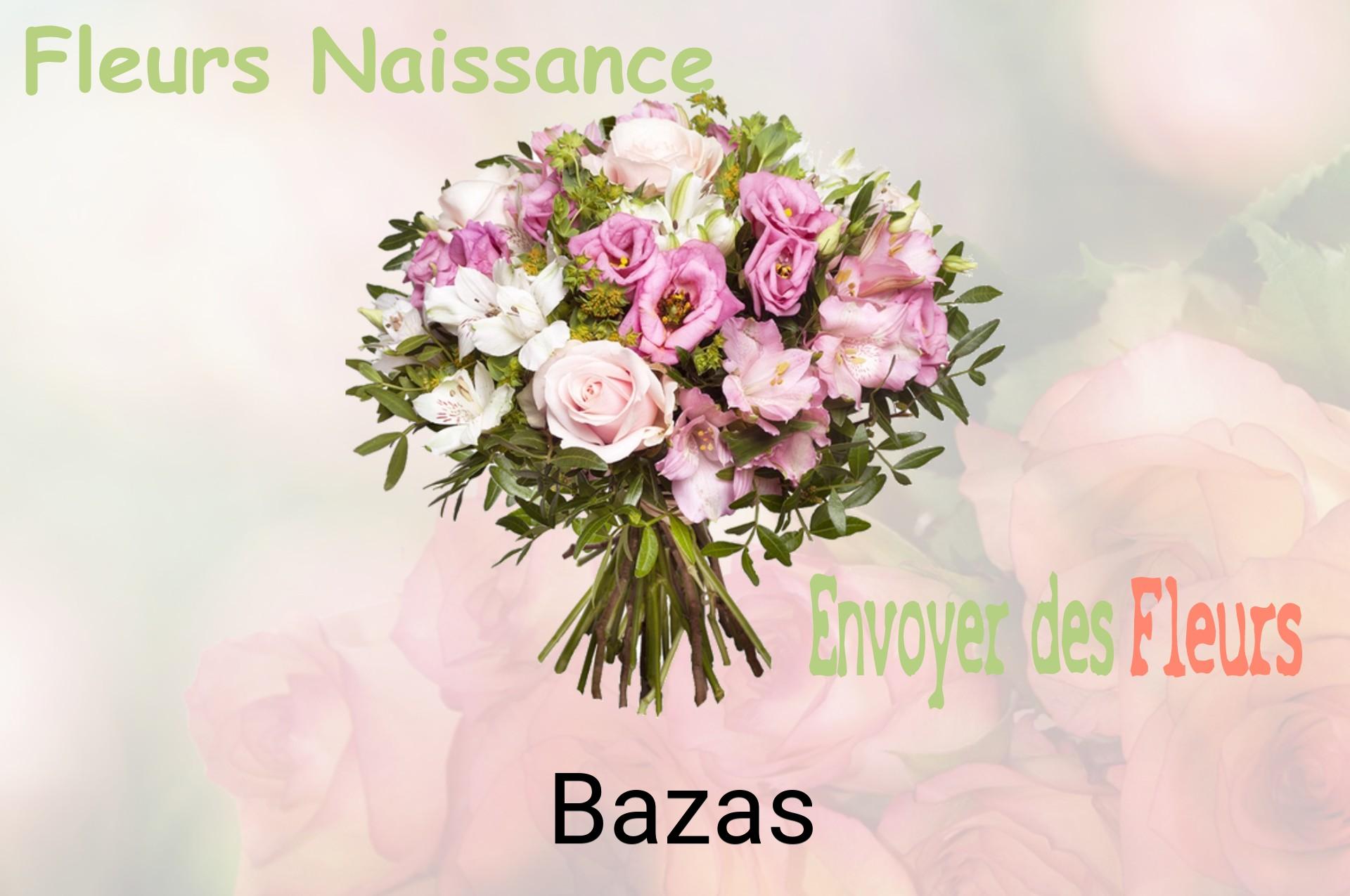 Bouquet de fleurs de naissance livré à Bazas